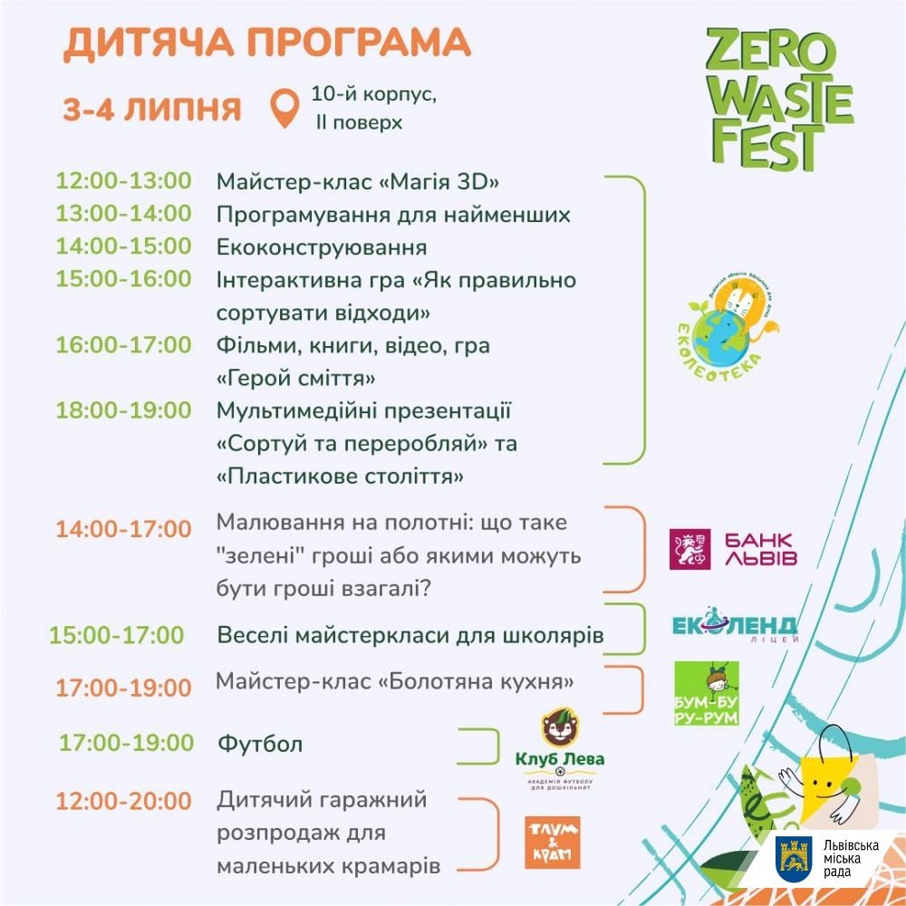 Програма екологічного фестивалю у Львові, Фото: пресслужби Львівської міськради