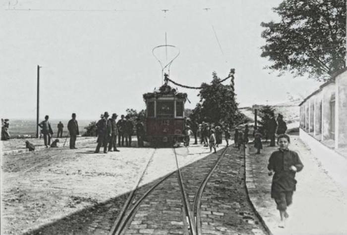 Трамвайний маршрут на Високий Замок, 1912 року, Фото: Ретро-Львів, фейсбук