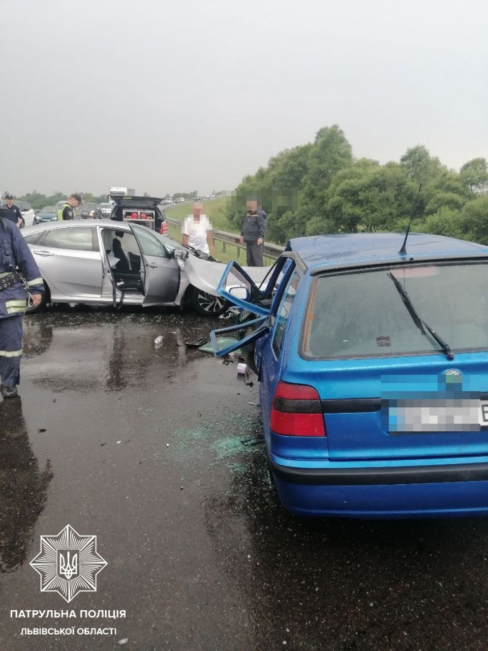 ДТП на Львівщині, Фото: пресслужби Патрульної поліції Львівщини