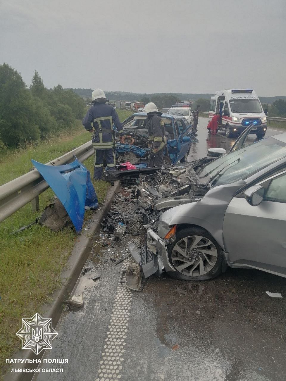 ДТП на Львівщині, Фото: пресслужби Патрульної поліції Львівщини