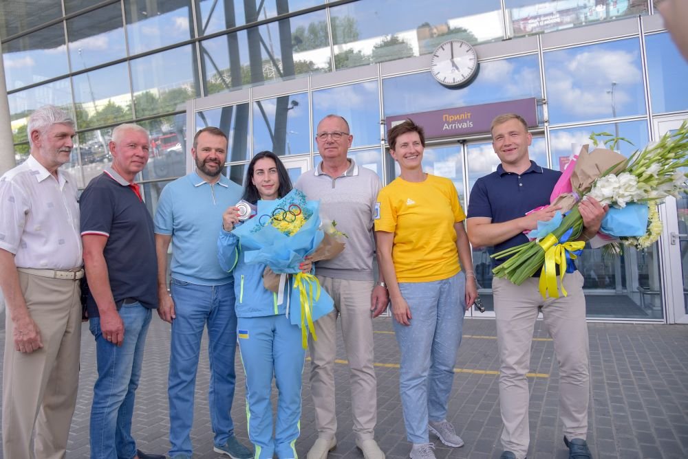 У Львові зустріли срібну призерку Олімпійських ігор Олену Старікову, Фото: Олег Кохан