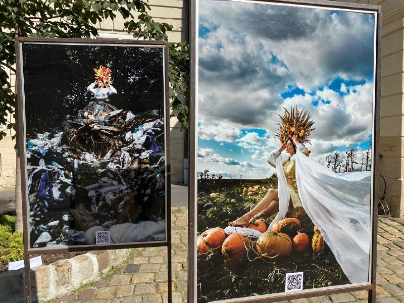Інтерактивна фотовиставка у Львові, присвячена екологічній проблемі, Фото: 032.ua