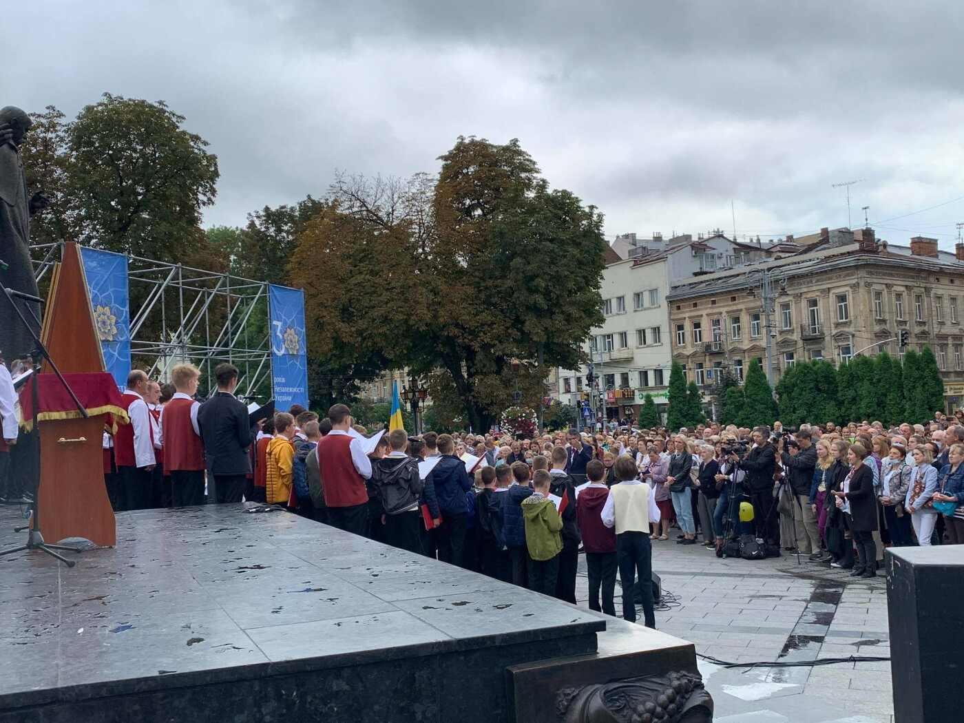 У Львові "Дударик" виконав молитву за Україну