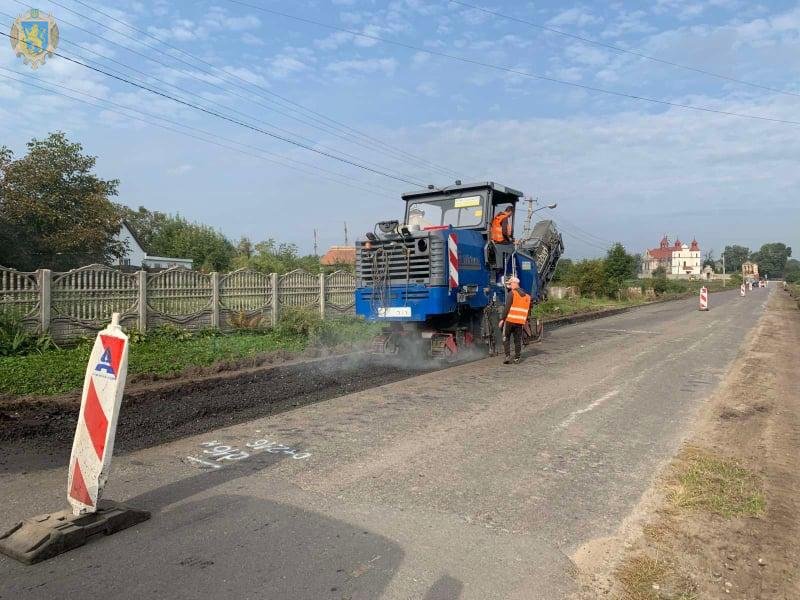 На Львівщині розпочали ремонт нової ділянки дороги Сокаль - Стоянів, - ФОТО