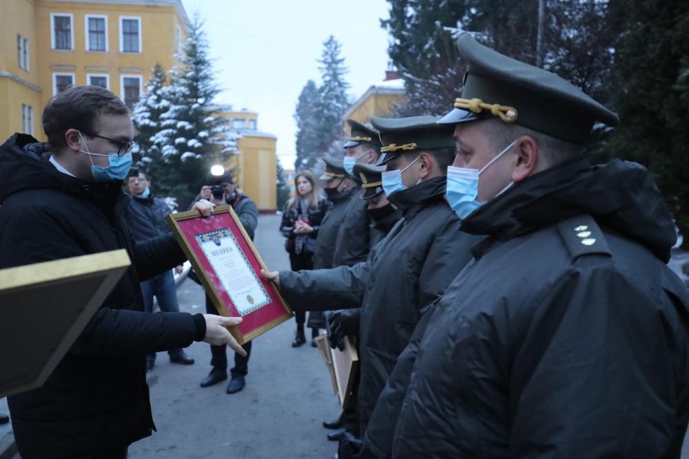 Як у Львові біля Академії сухопутних військ провели урочистості у День Збройних сил України, - ФОТО