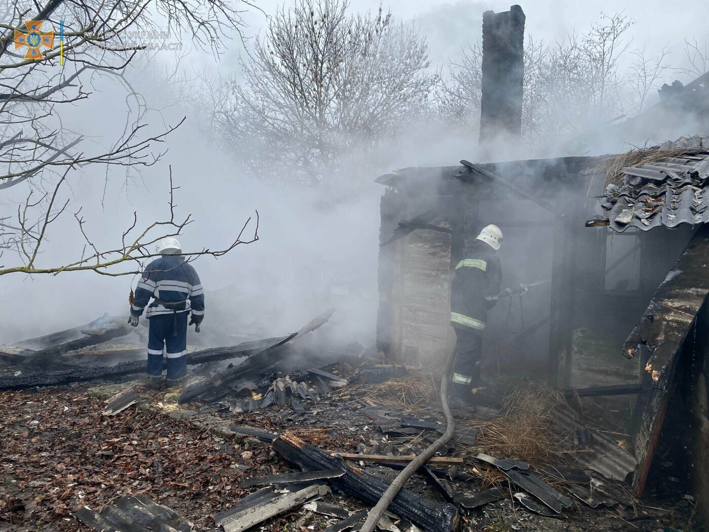 На Львівщині під час пожежі у власному будинку загинув чоловік, - ФОТО