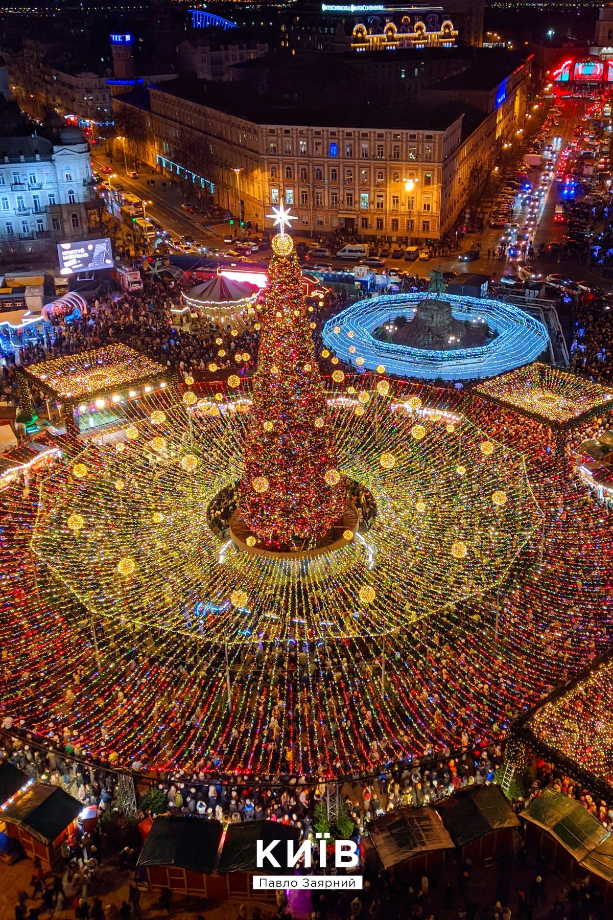 Львівська ялинка зайняла друге місце у топі найвродливіших новорічних красунь України, - ФОТО 
