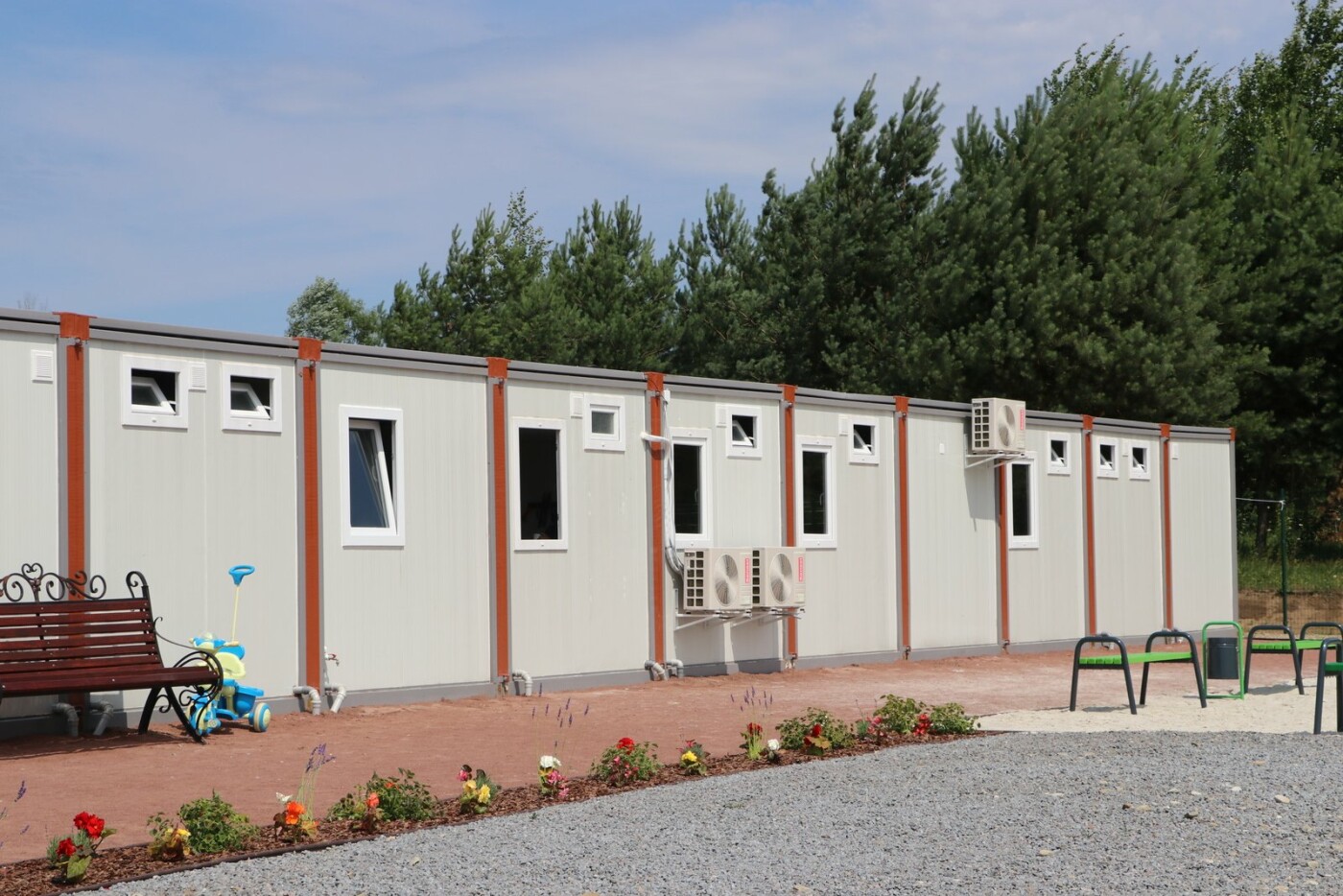 Нову модульне містечко для переселенців на Яворівщині