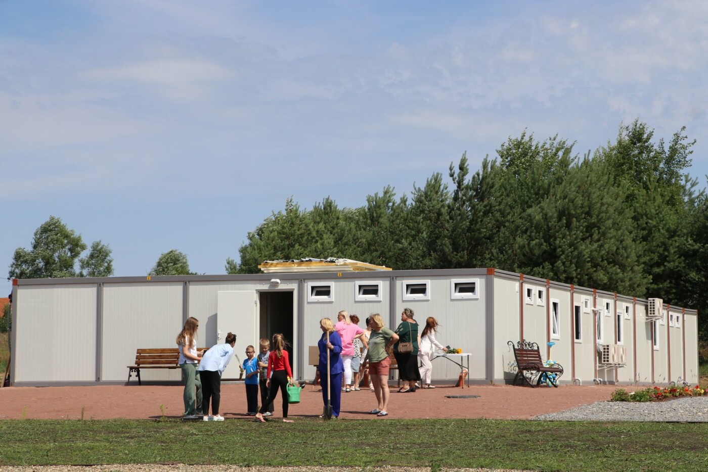 Нову модульне містечко для переселенців на Яворівщині