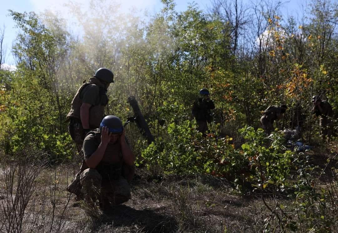 Фото: Генштаб ЗСУ, Захисники на Бахмутському напрямку Захисники на Бахмутському напрямку