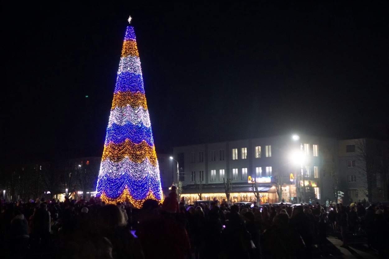 Святкова ялинка у Червонограді, Фото - "Ехо Червонограда"