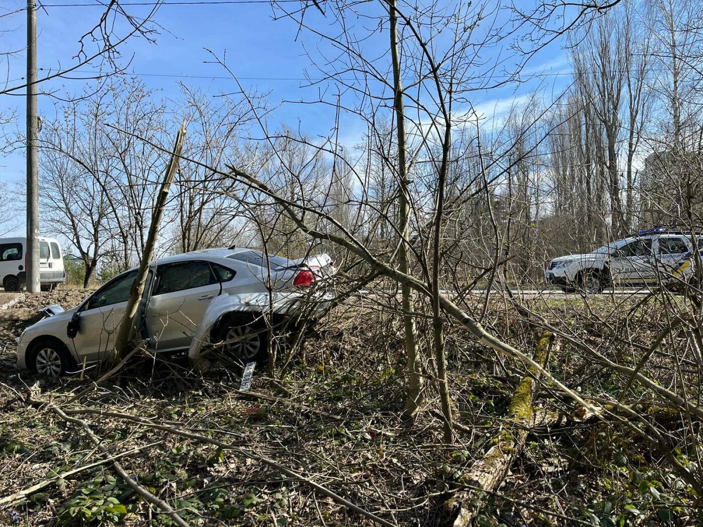 На Львівщині нетверезий водій на швидкості влетів у дерево: є травмовані, - ФОТО