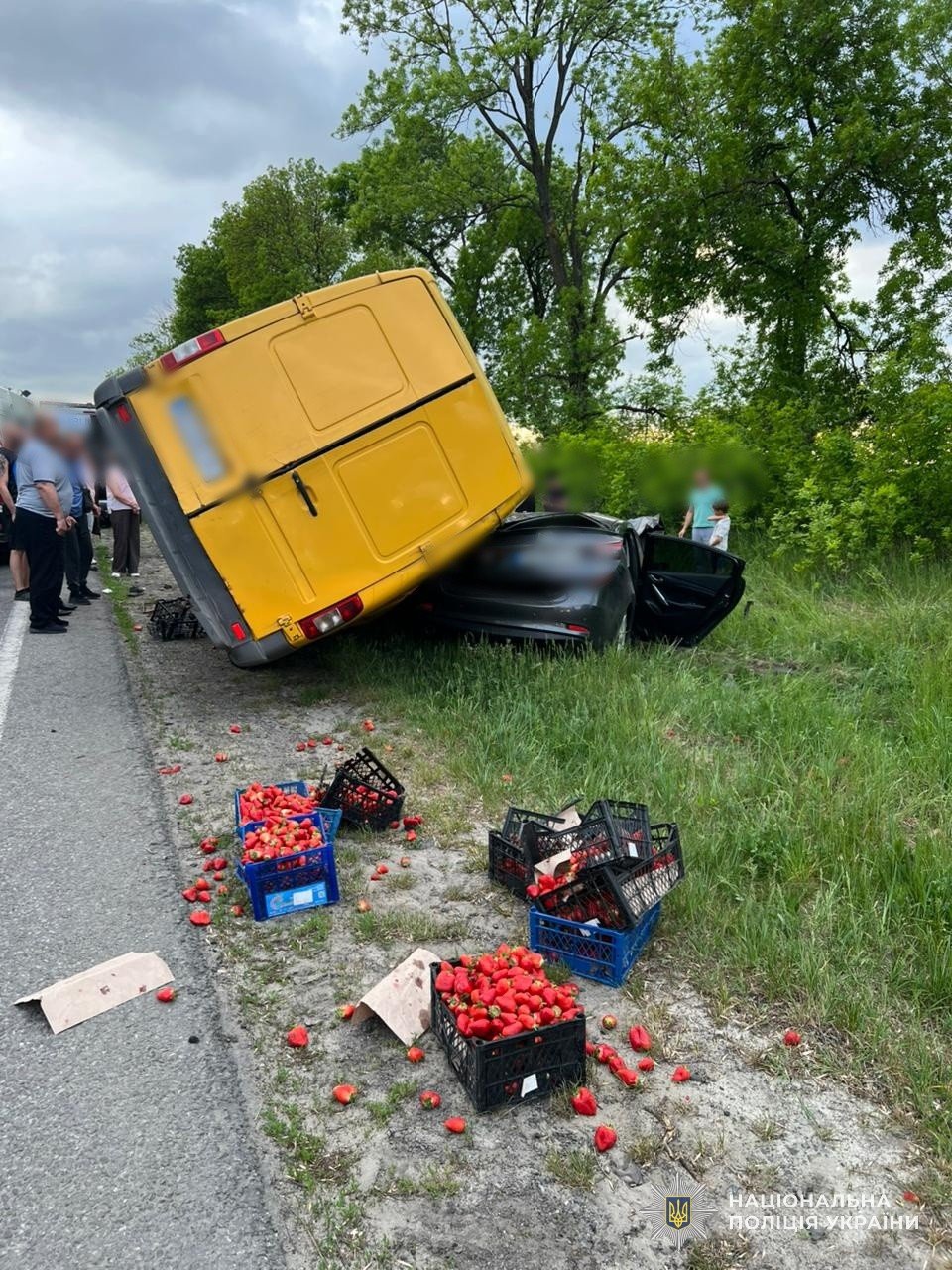 Наслідки ДТП у Великій Вільшаниці