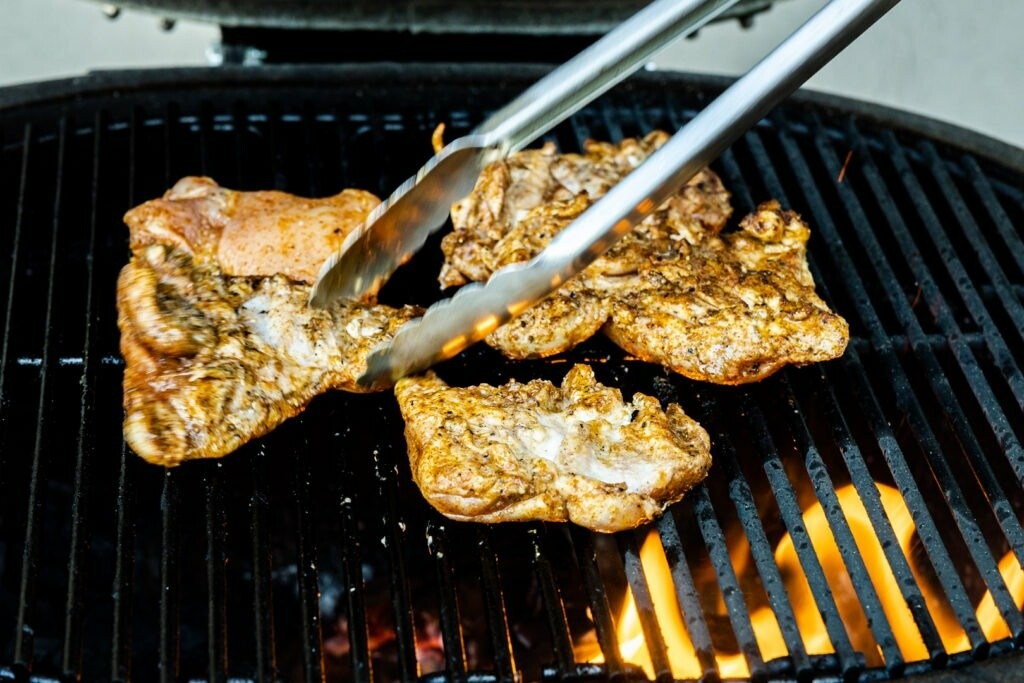 Готування курки для шаурми на грилі