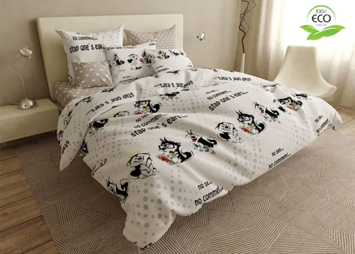 Купити постільну білизну сатин недорого в інтернет магазині «Постіль Еко»