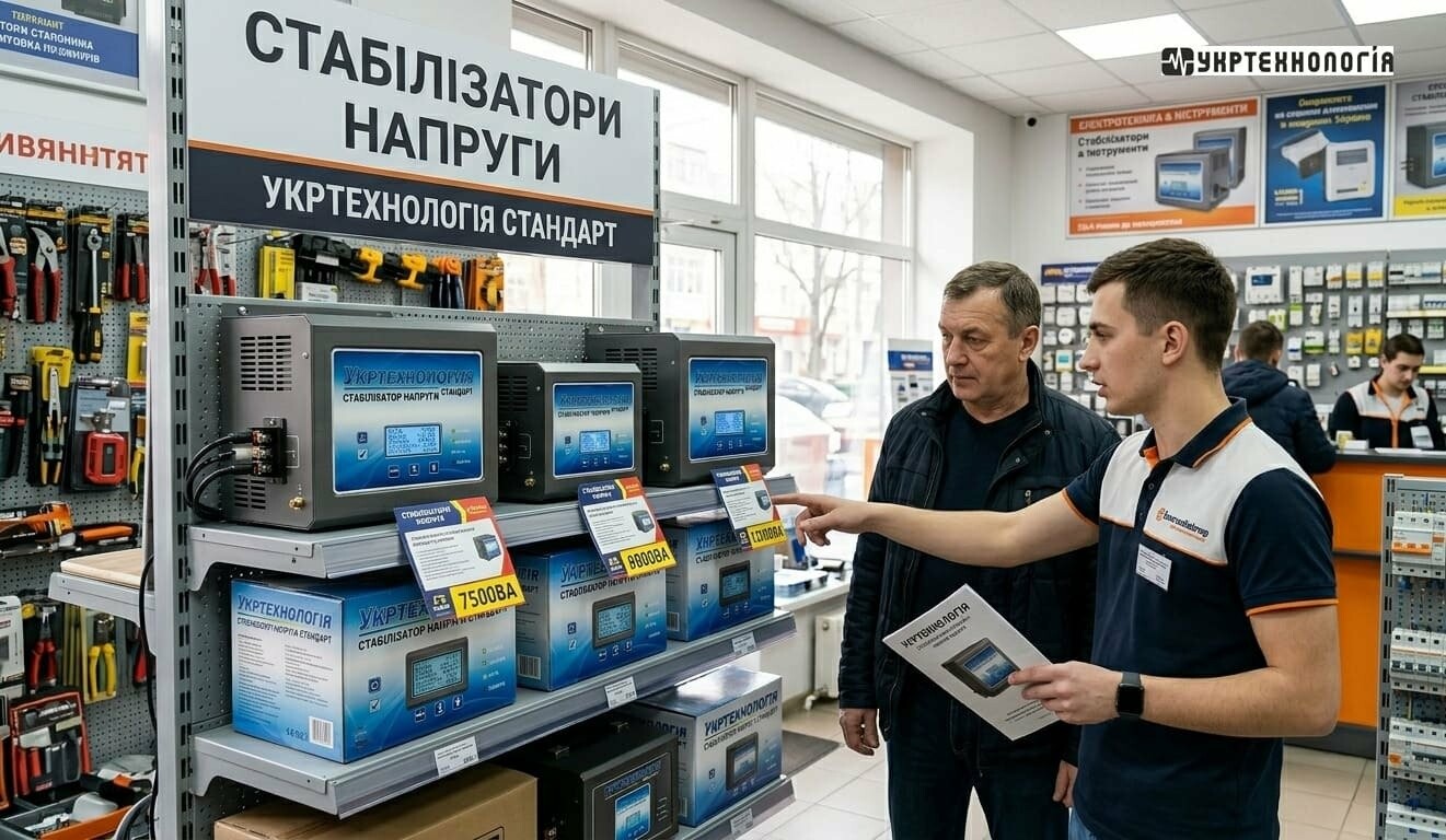 Стабілізатор Укртехнологія Стандарт: популярні моделі