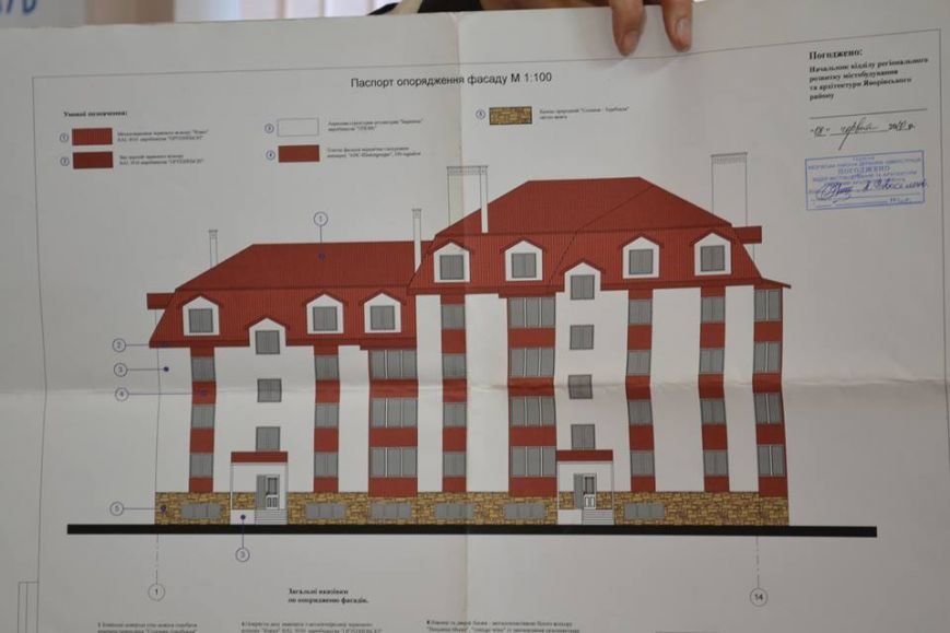 Проект збудованого будинку
